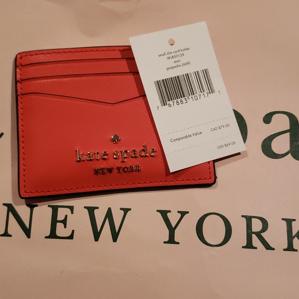 Kate spade orange crossbody and card holder - Picture 4 of 8